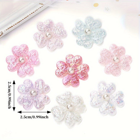 AB Flower Acrylic Beads