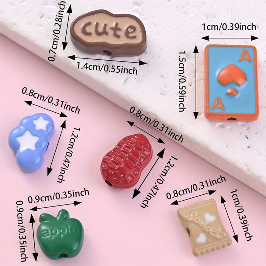 5/10PCS Mixed Shape Metal Bead Set
