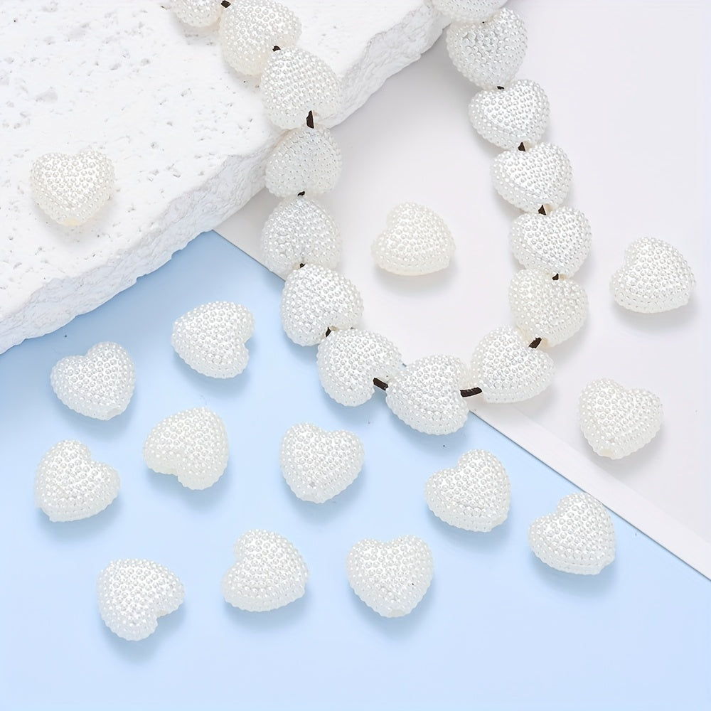 White Acrylic Love Beads