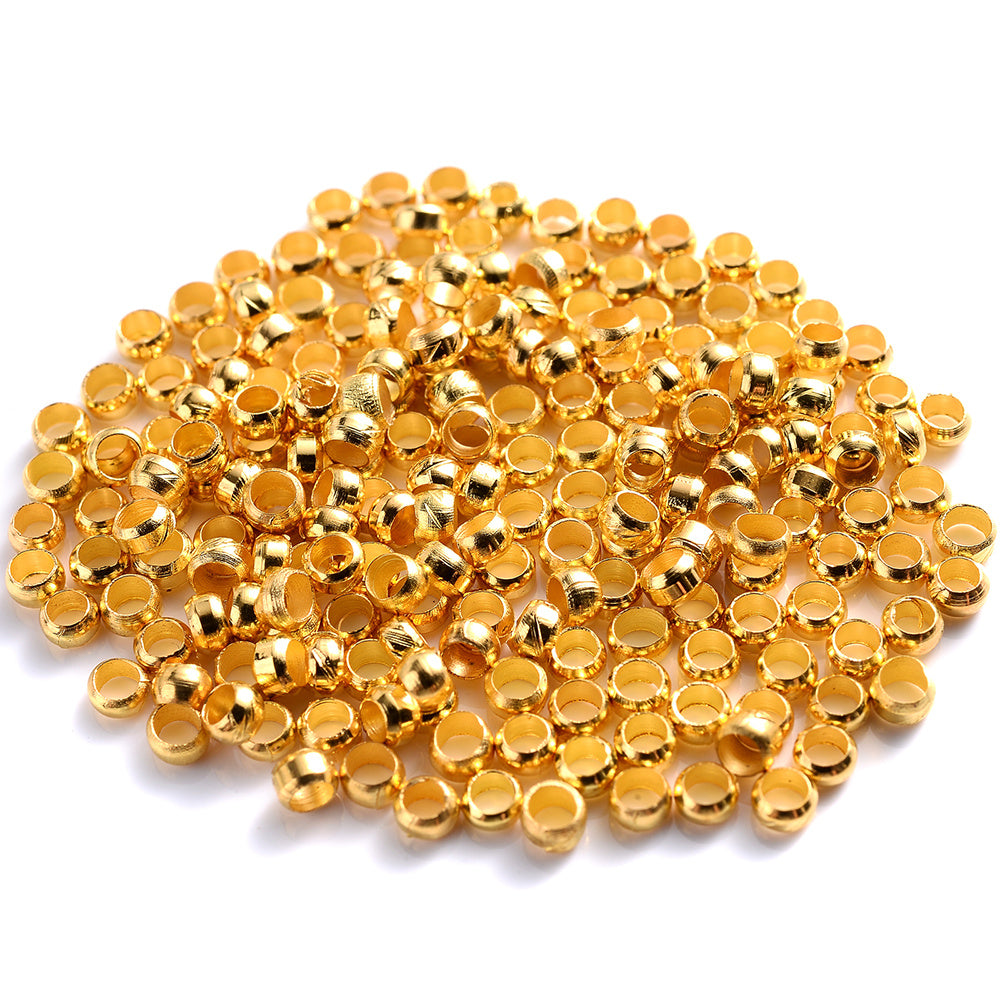 Copper Ball Crimp Beads