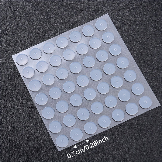 20PCS 7mm White Sheet Earring Backs