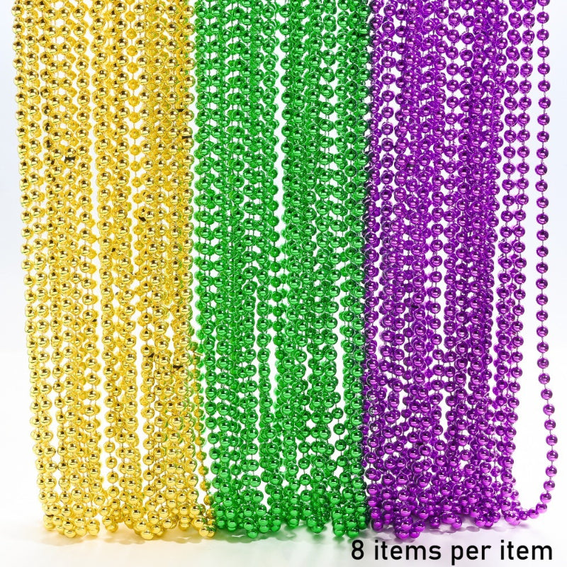 Mardi Gras Carnival Beaded Necklaces