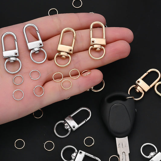 20-Piece Keychain Set with 100 Hanging Rings