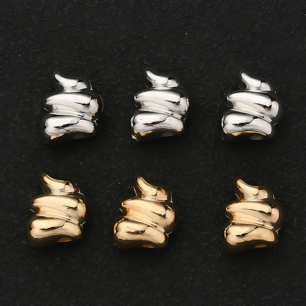 30/50PCS 14×11mm CCB Irregular Spacer Bead Set