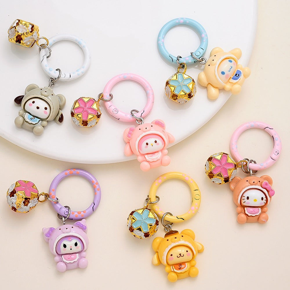 Cute Bell Keychain Charms
