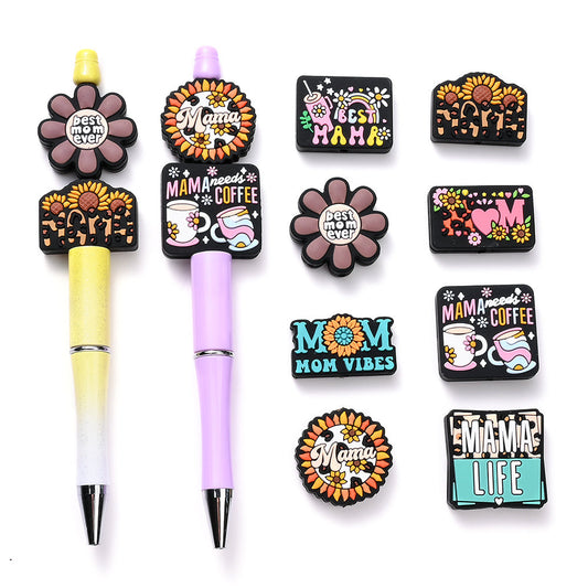 16-Piece Mom Silicone Bead Set