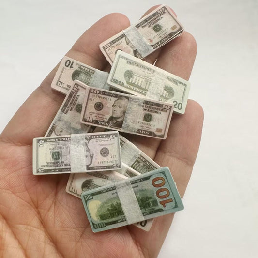 Mini Dollar Bill Nail Art Charms