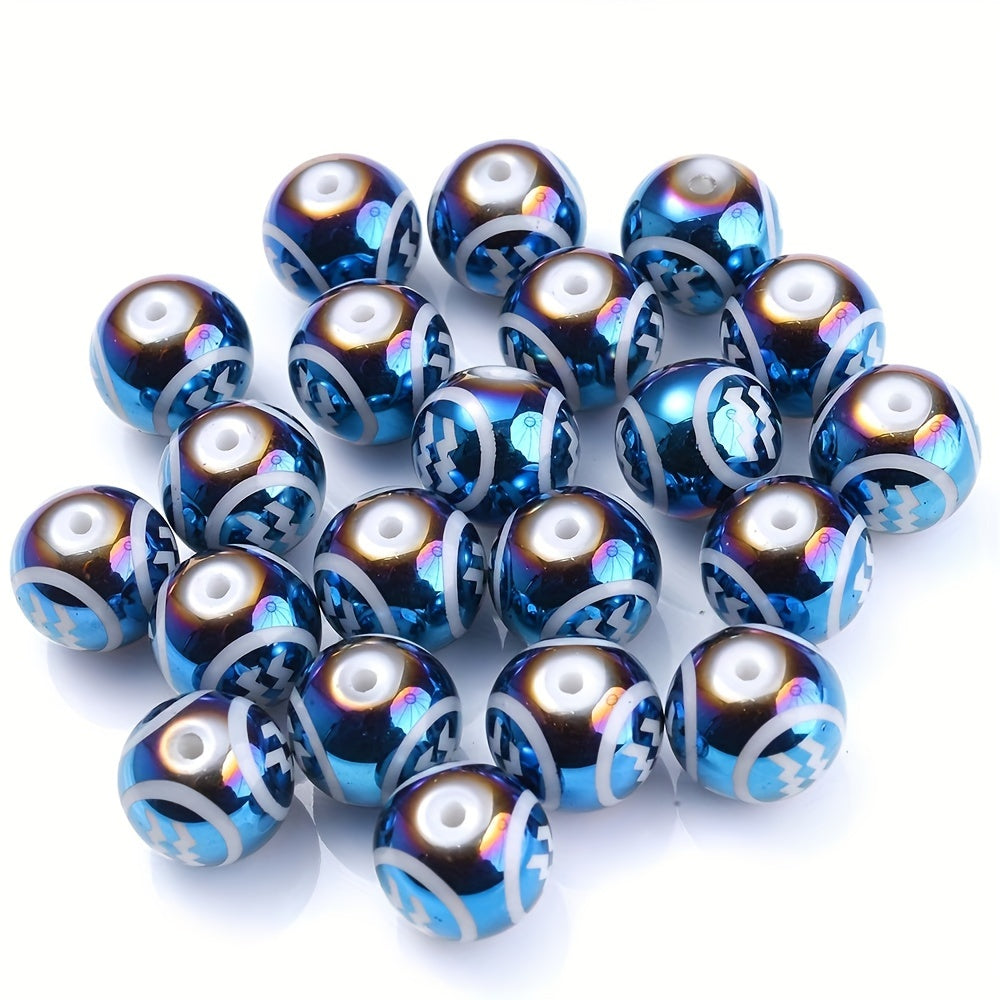 Constellation Style Glass Beads