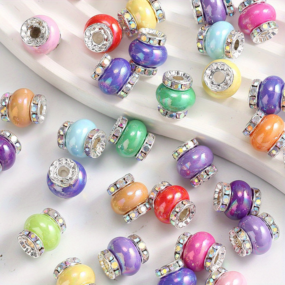 Shiny Lantern Shape Acrylic Beads