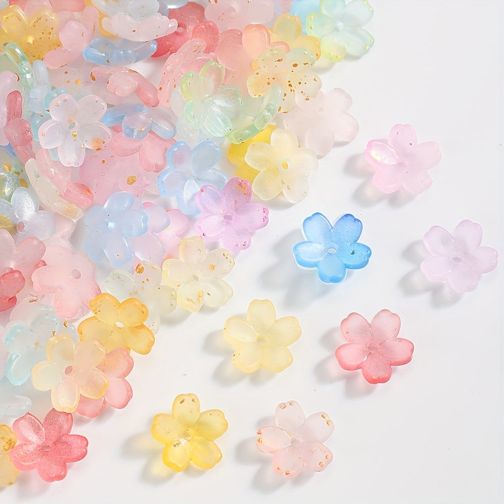 Gradient Lily Flower Beads