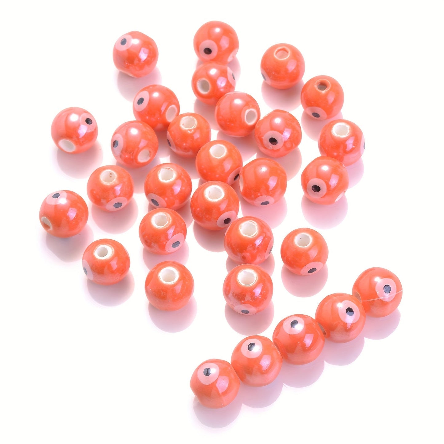10PCS 10mm Multicolor Ceramic Bead Set