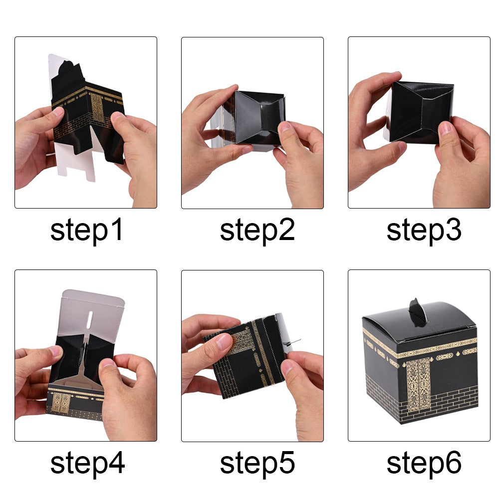 White Bronzing Cardboard Gift Boxes