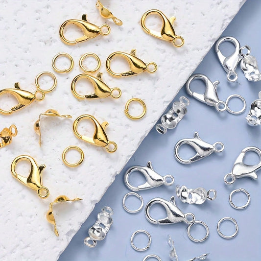 Alloy Lobster Clasp Connector Set