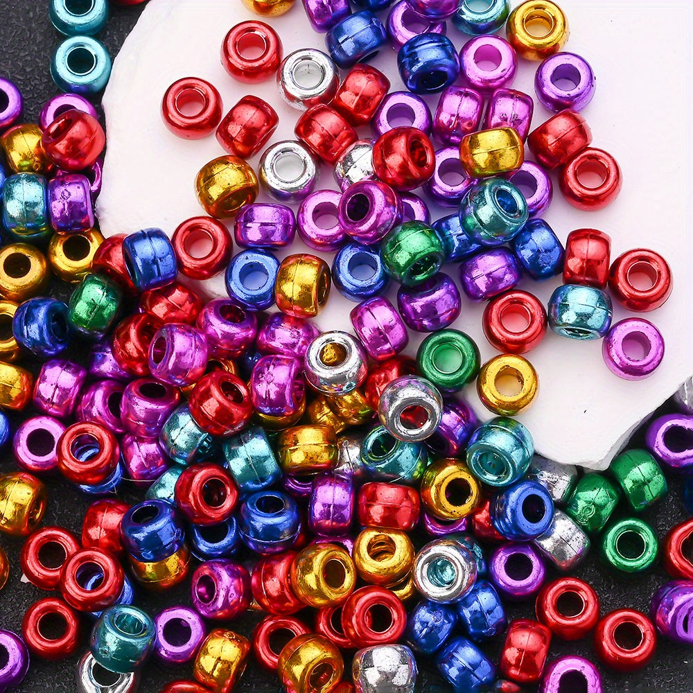 Multicolor Resin Large Hole Beads