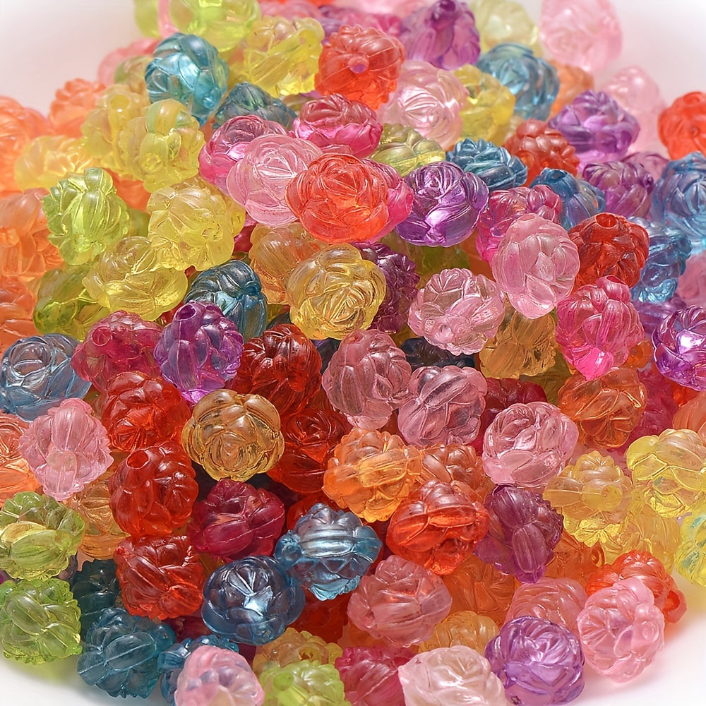 Rose Acrylic Beads