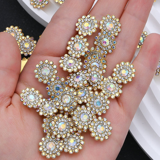 Sunflower Rhinestone Beads