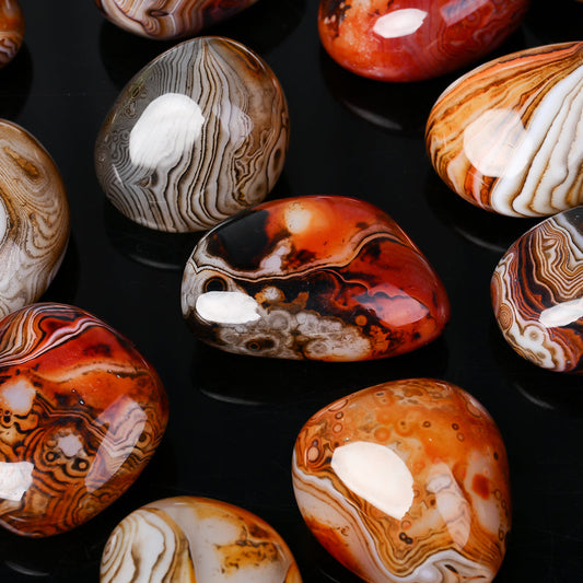 150g Irregular Natural Agate Stone Bead & Decor Set