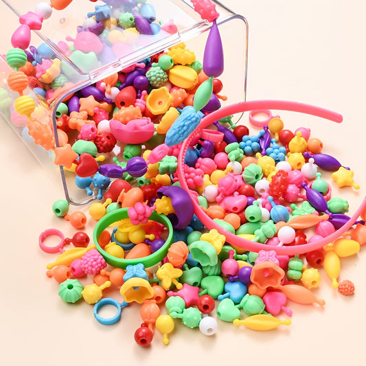108-Piece Colorful Bead Set for DIY Jewelry Making