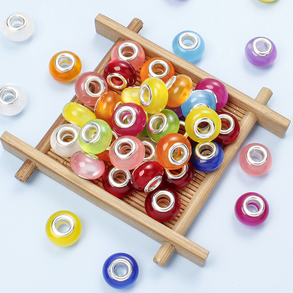 Resin Cat’s Eye Large Hole Beads