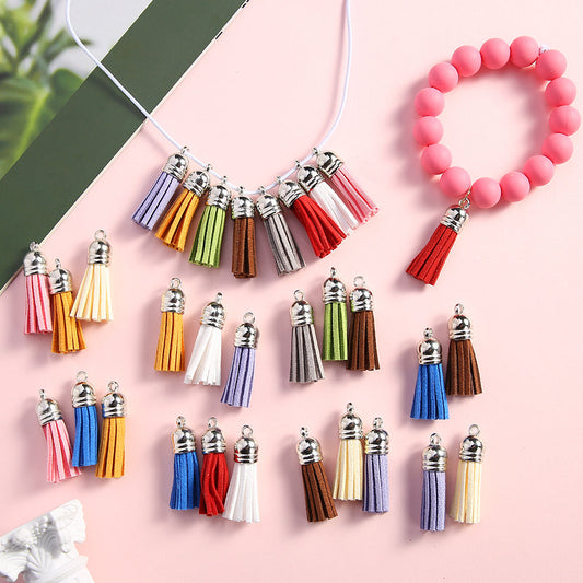Colorful Polyester Tassel Pendants