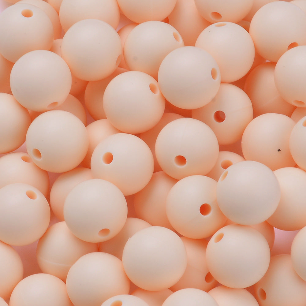 12 mm Round Silicone Beads