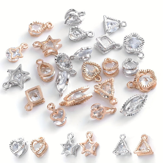 Cubic Alloy Crystal Pendants