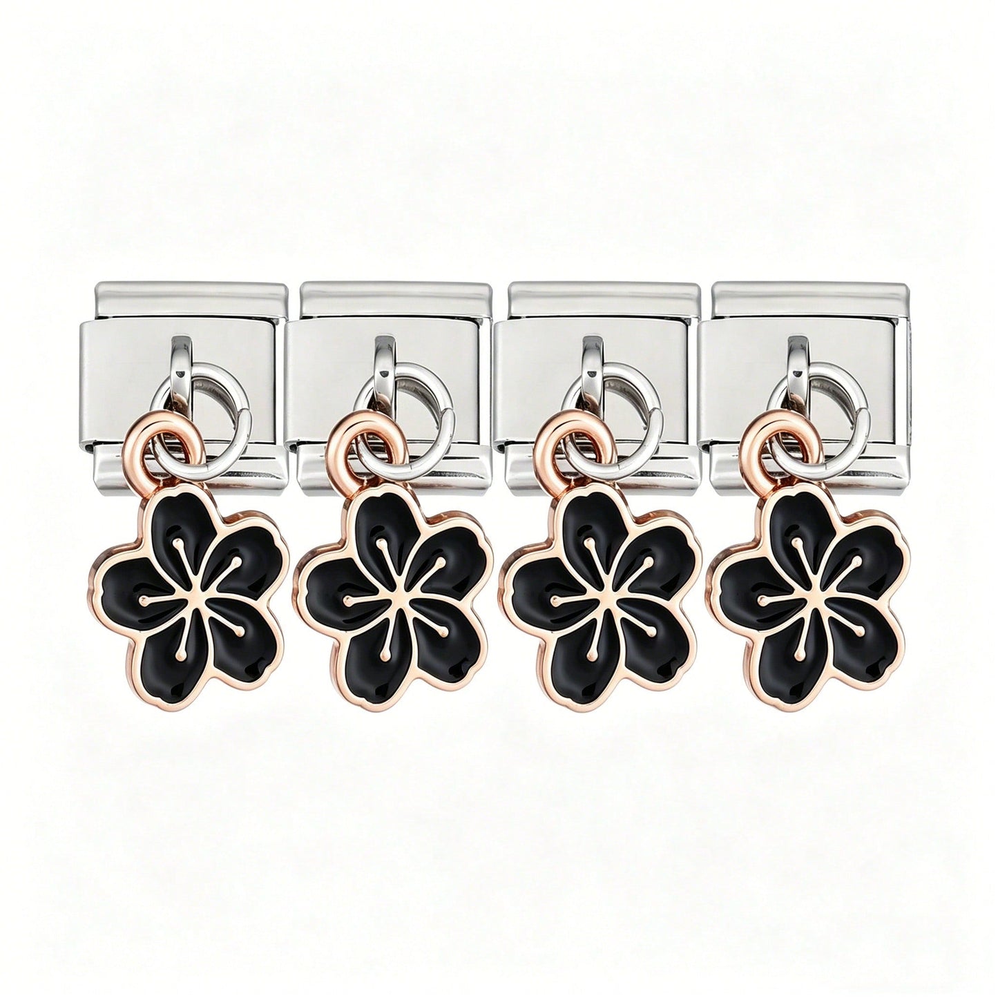 Cherry Blossom Module Bracelet Pendant Charms