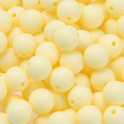 12 mm Round Silicone Beads