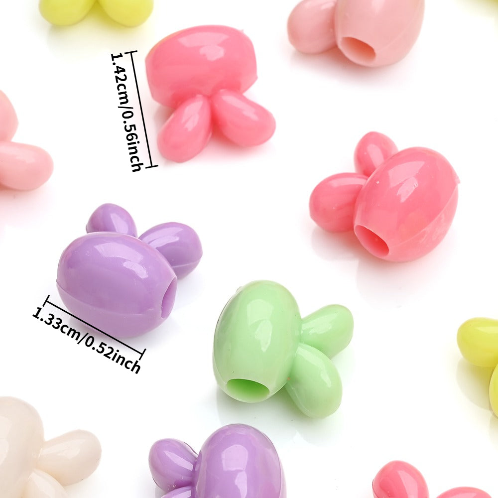 Acrylic Rabbit Beads