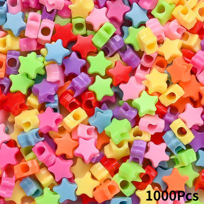 Mixed Heart Butterfly Acrylic Beads