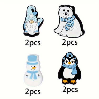 Winter Animal Silicone Bead Set