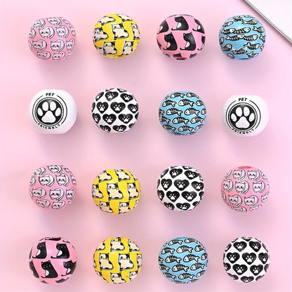 Colorful Round Wooden Beads