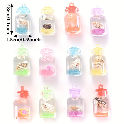 Luminous Bottle Macaron Pendants
