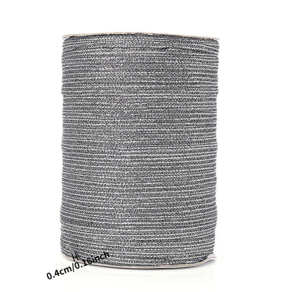 Grey Glitter Ribbon