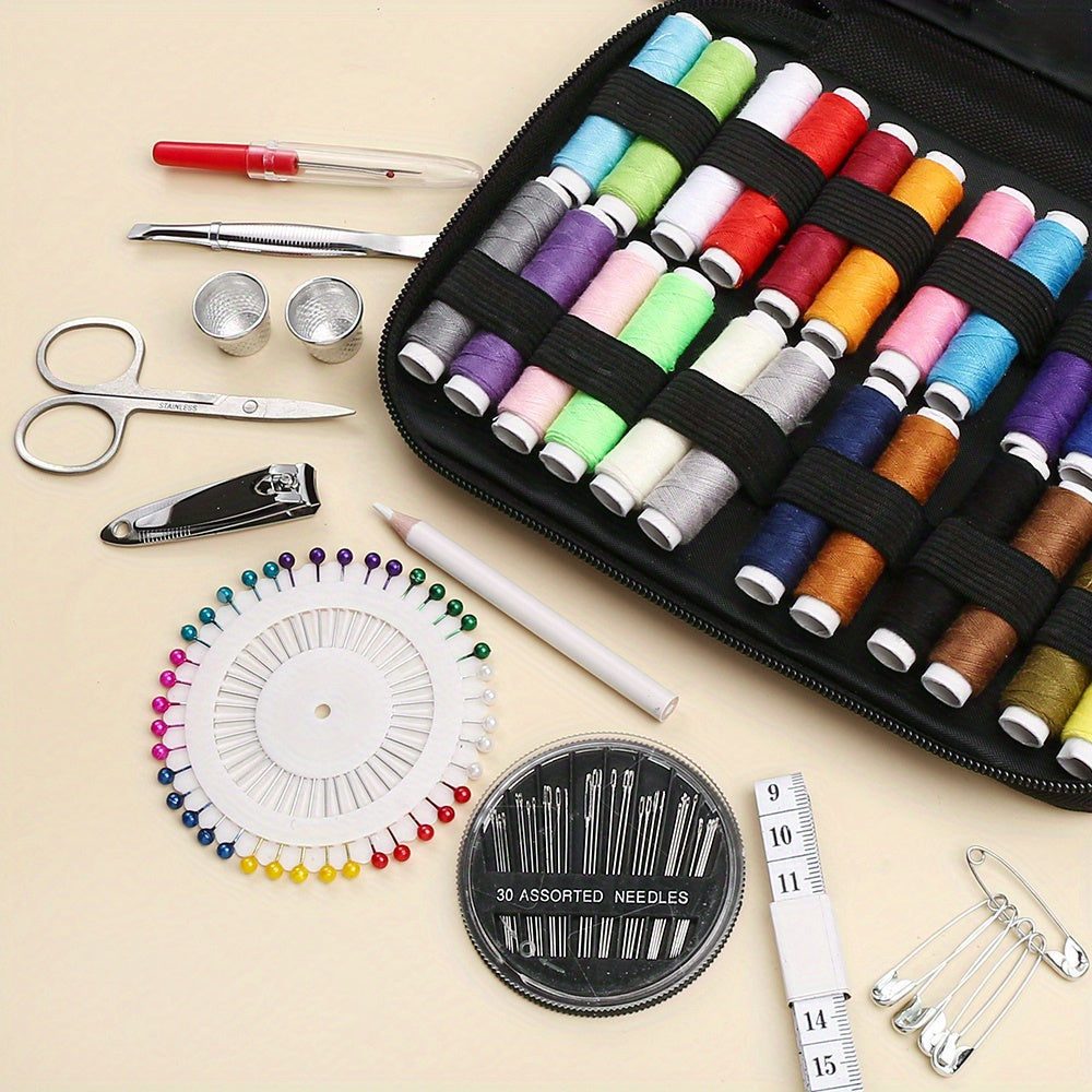 130-Piece Sewing Kit with Storage Case