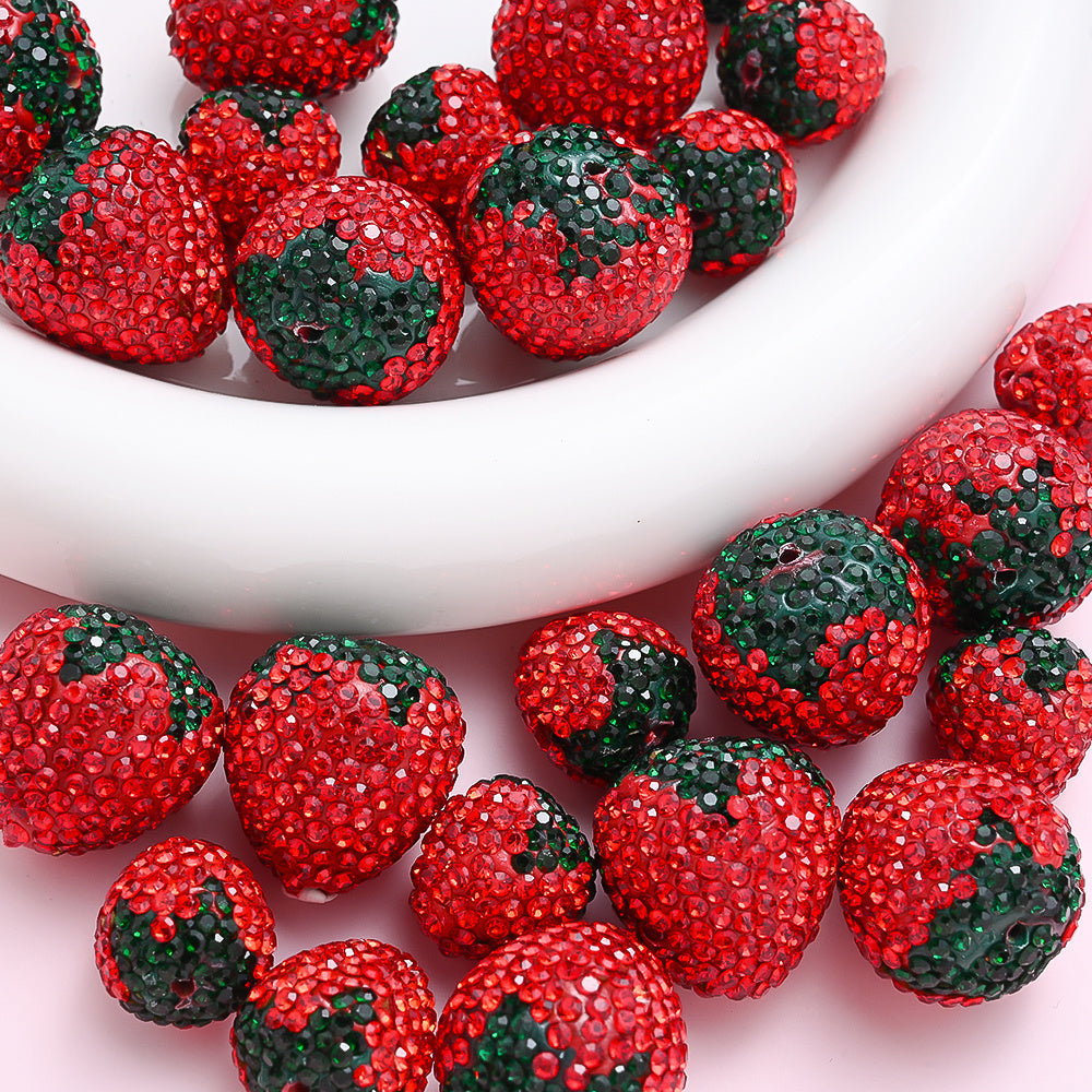 Strawberry Soft Clay Beads