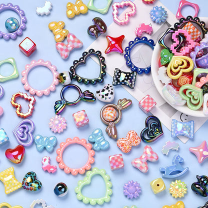 Vibrant Acrylic Spacer Beads