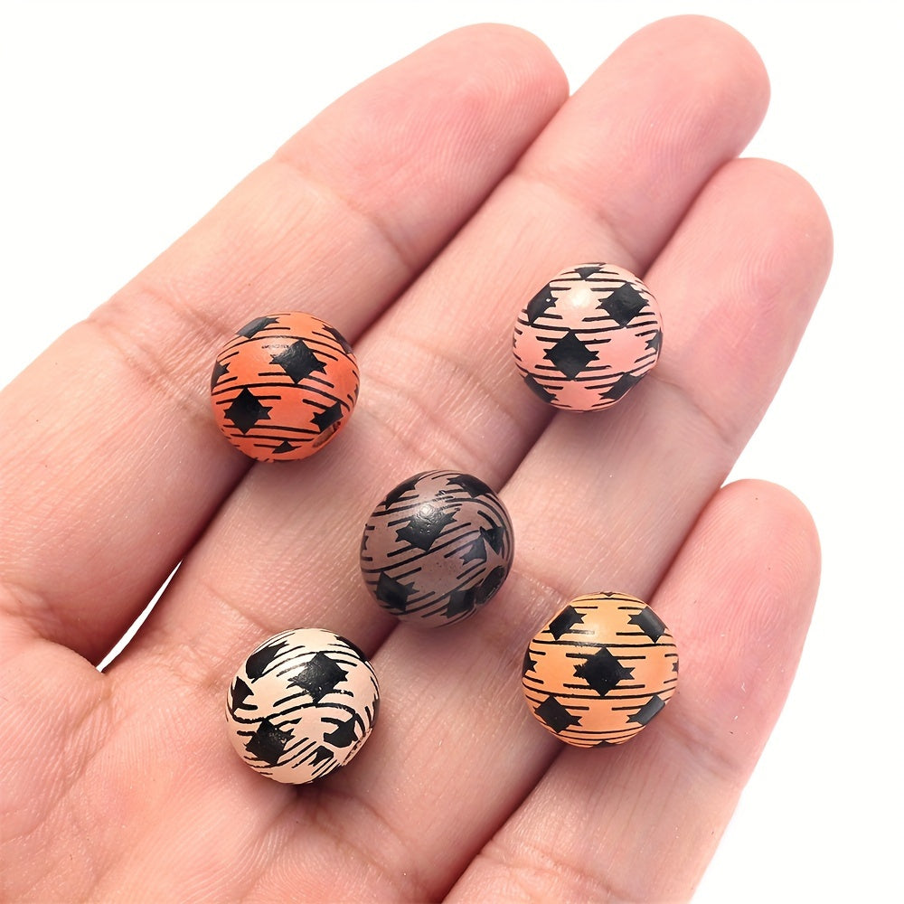 10PCS 16mm Sky Blue Round Bead Set