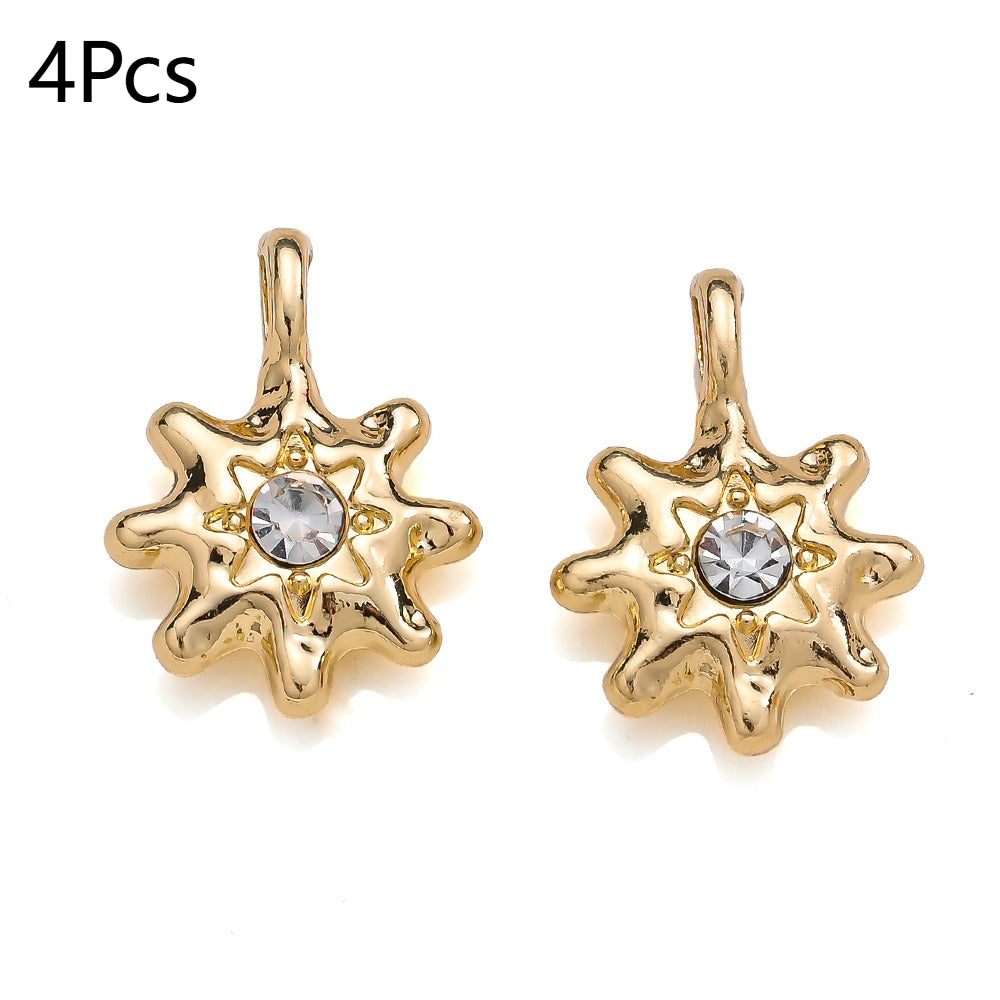 Sun and Moon Alloy Pendants