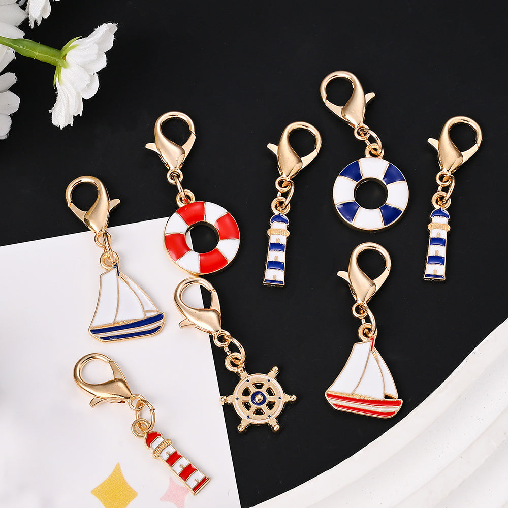Nautical Enamel Pendant Charms