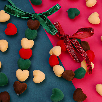 Acrylic Love Heart Beads