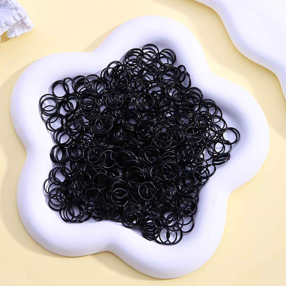100-Piece 8 mm Alloy Double Open Jump Rings