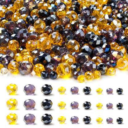 Mixed Christmas and Halloween Glass Bead Set