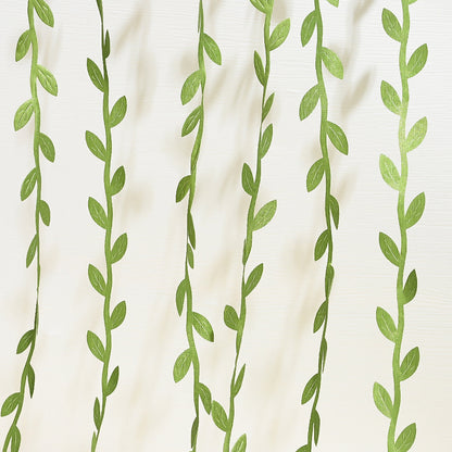 Silk Leaf Artificial Green Garland