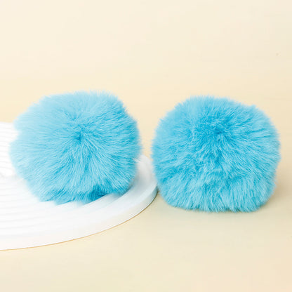Fashion Multicolored Faux Rabbit Fur Plush Balls