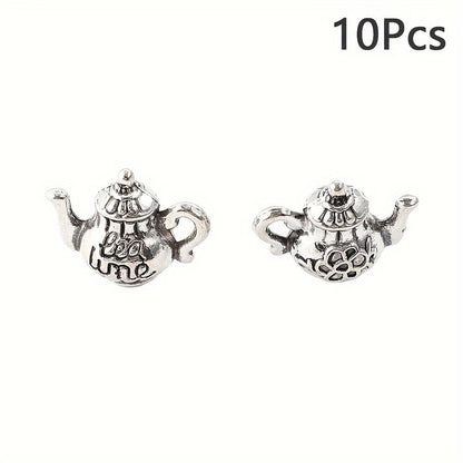 Mini Tea Set Alloy Charms