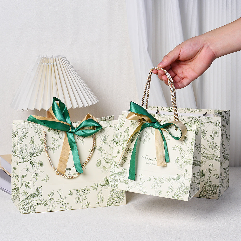 White Cardboard Tote Gift Bags