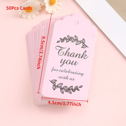Keychain and Jewelry OPP Packaging Card Set