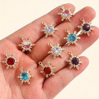 Sunflower Glass Pendants