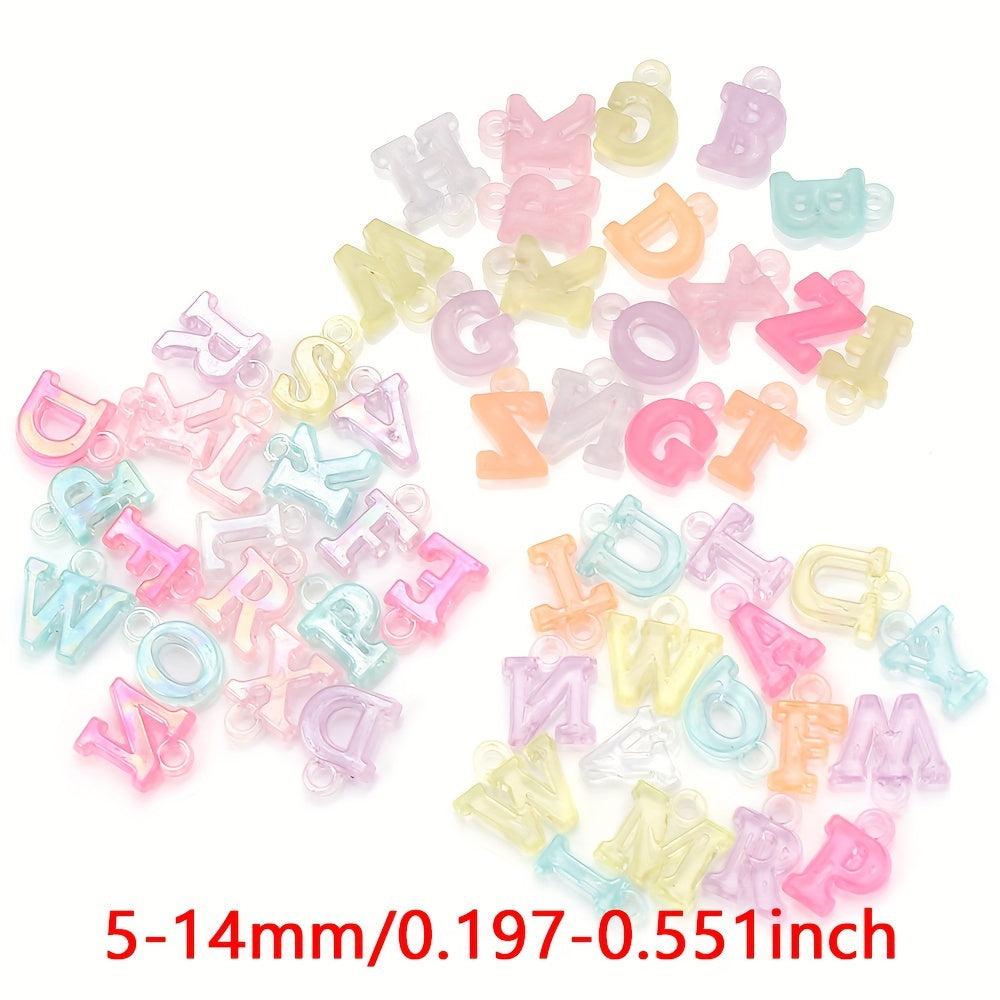 Mixed Letter Acrylic Pendants